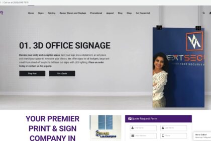 3d office signages